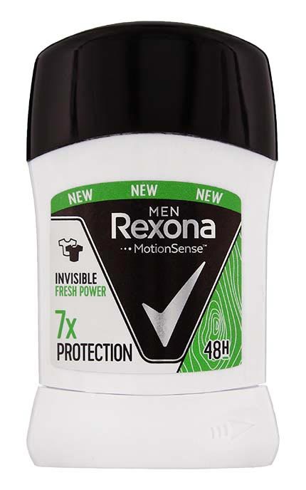 Дез. тверд. Rexona 50мл. муж. Невидимый Fresh power (6)