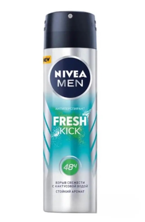 Дез. спрей Нивея 150мл. муж. Fresh kick