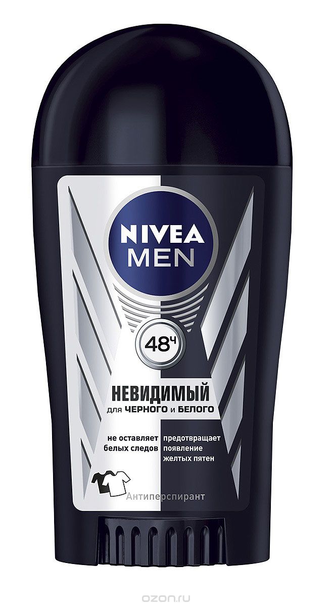 Дез. тверд. Нивея 40мл. муж. Невидимый ЧБ