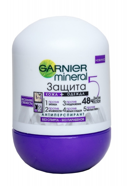 Дез. шарик Garnier 50мл. жен. Защита Весенняя свежесть